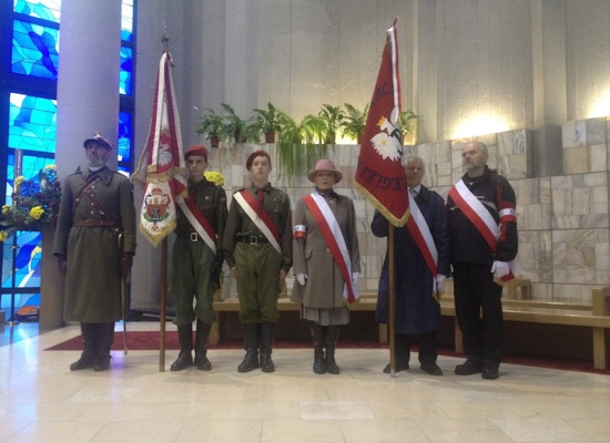 Poświęcenie tablicy ppłk. Jana Sury